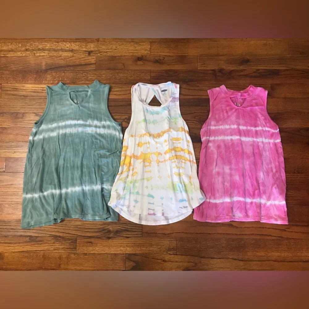 Dri-fit Activewear Performance Sports Shirts  Justice & Old Navy Tank Tops Girls
